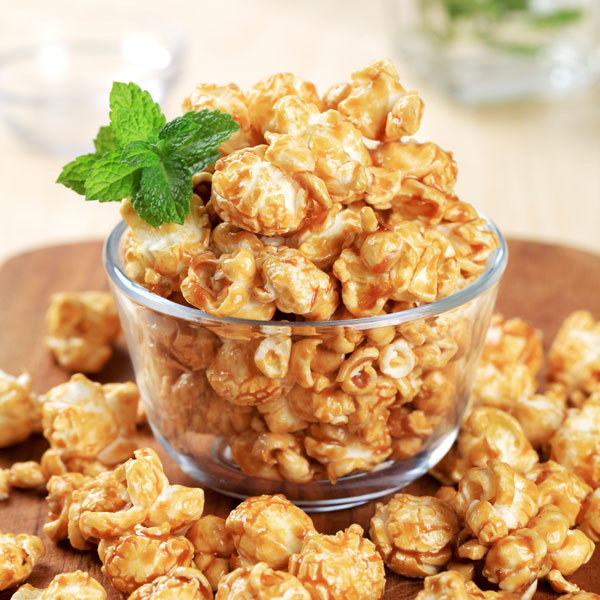 Mandarin Tangerine Almond Caramel Corn