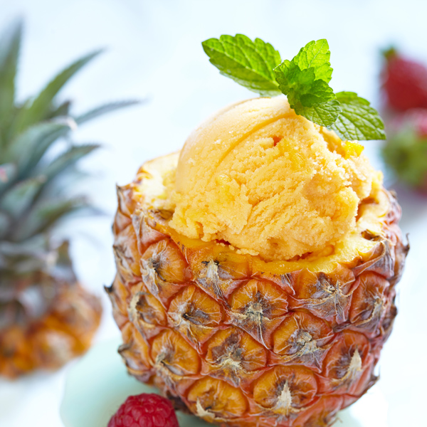 Carmelized Pineapple Chile Gelato