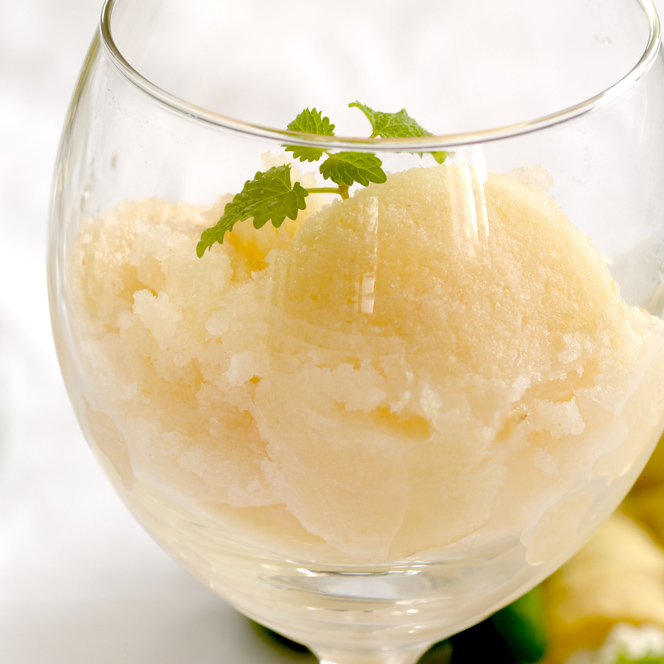 Lychee Ginger Sorbet