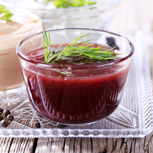 Minted Pomegranate Jelly