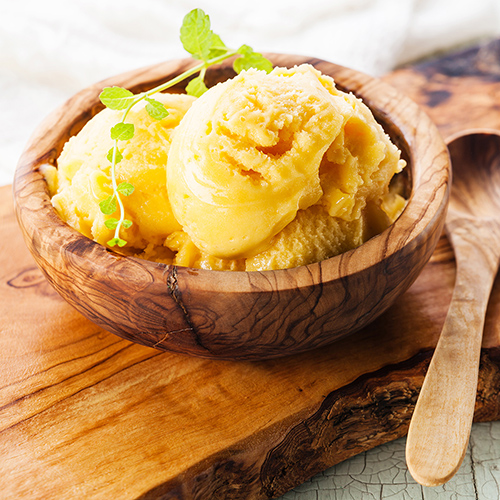 Passion Fruit Macadamia Ice Cream