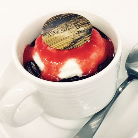 Hibiscus Chocolate Pot de Crème