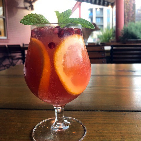 Sparkling Pomegranate Punch