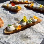 Pear and Ricotta Crostini