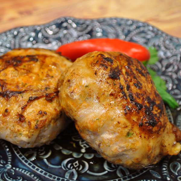 Red Jalapeño Pork Crepinettes