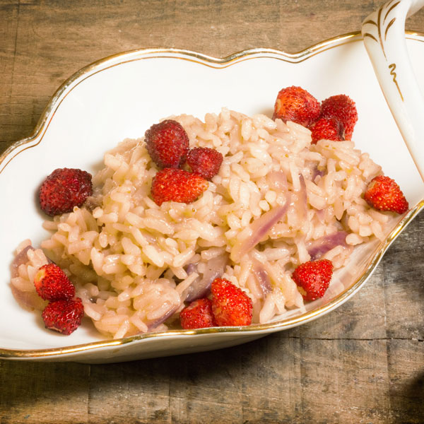 Milanese Strawberry–Champagne Risotto