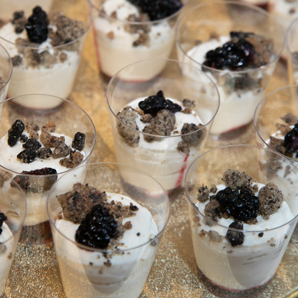 Cheesecake-Mousse-with-Blackberry-Bourbon-Sauce