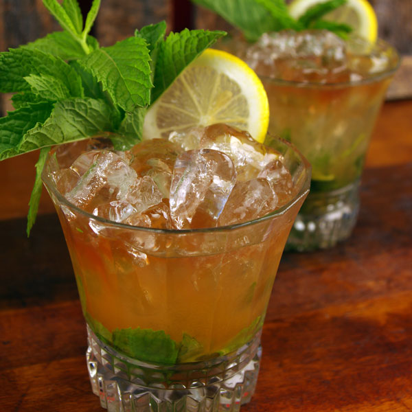 Peach Ginger Julep