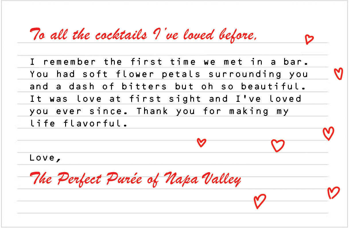 To all the cocktails I've loved before