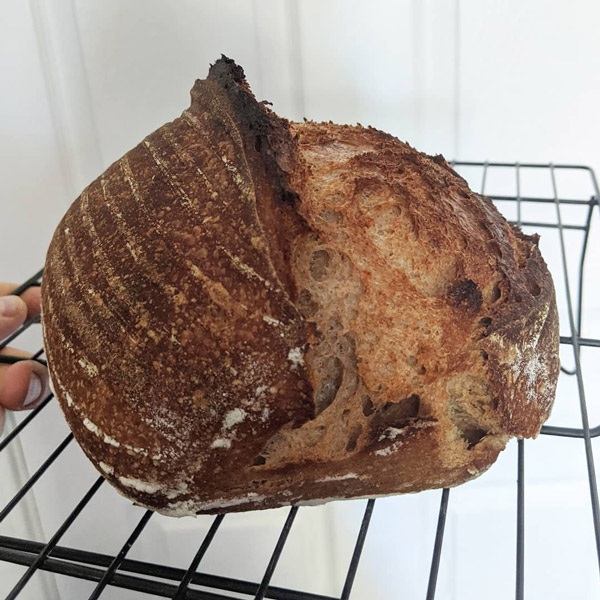 Rye, Molasses and Orange Sourdough
