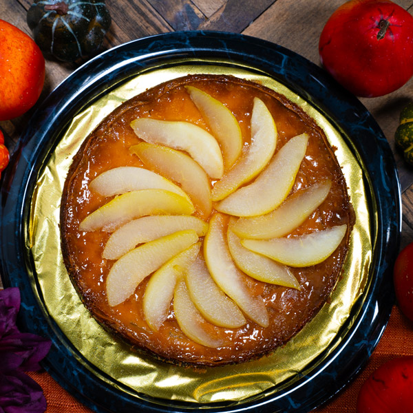 Ginger Pear Cheesecake