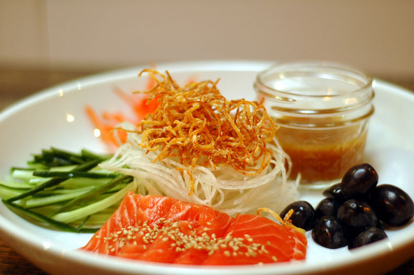 Toss Toss Salad (Modified Yee Sang)