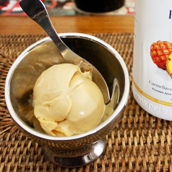 Pure Carmelized Pineapple Ice Cream