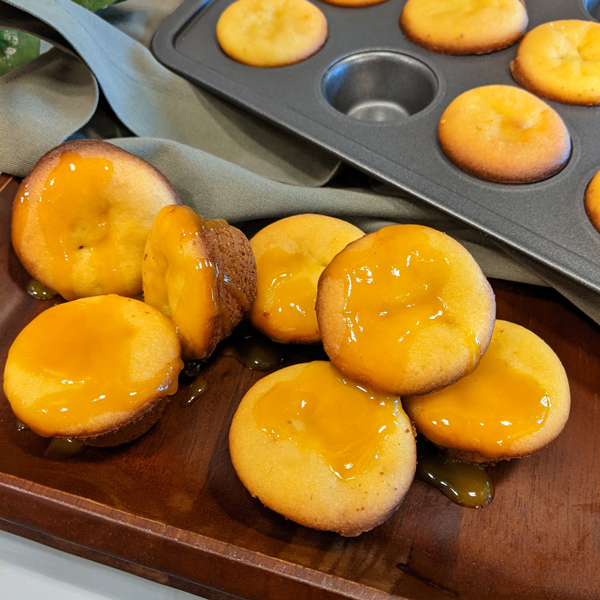Tastes Like Summer: Mango Passion Fruit Butter Mochi