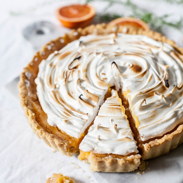 Blood Orange Butterscotch Meringue Pie Adapted from Melissa Clark's Original Recipe on cooking.nytimes.com; Photo by Alex Lvrs