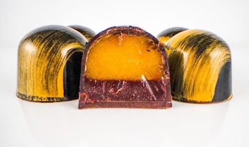 Dark and Carmelized Pineapple Bonbon