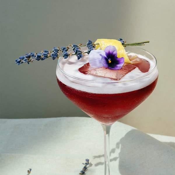 The Perfect Purée Yuzu Luxe Sour , and El Corazon blend