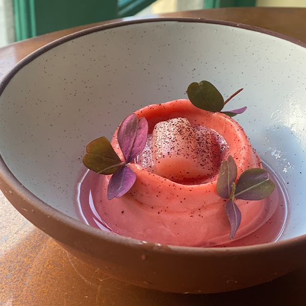 Spring Dessert | Sakura Panna Cotta by