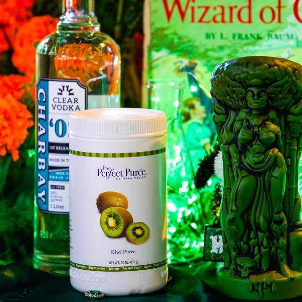 The Perfect Purée Yuzu Luxe Sour , and El Corazon blend